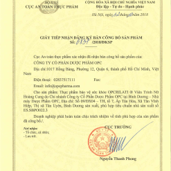 Giấy TNCB OPCrilati Viên trinh nữ hoàng cung (2018.6837) 1 1