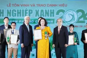 OPC nhận danh hiệu Doanh Nghiệp Xanh Tp. Hồ Chí Minh năm 2024