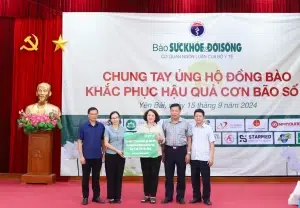 Dược OPC chung tay hướng về miền Bắc khắc phục hậu quả do bão Yagi