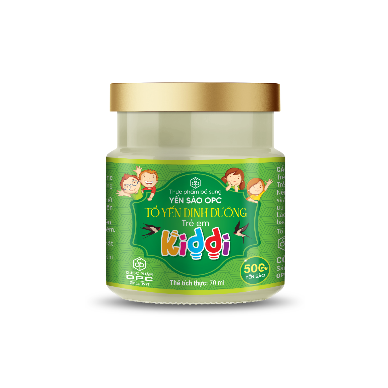 Yến sào OPC Tổ yến dinh dưỡng trẻ em Kiddi (lọ) Yến sào OPC Tổ yến dinh dưỡng trẻ em Kiddi (lọ)