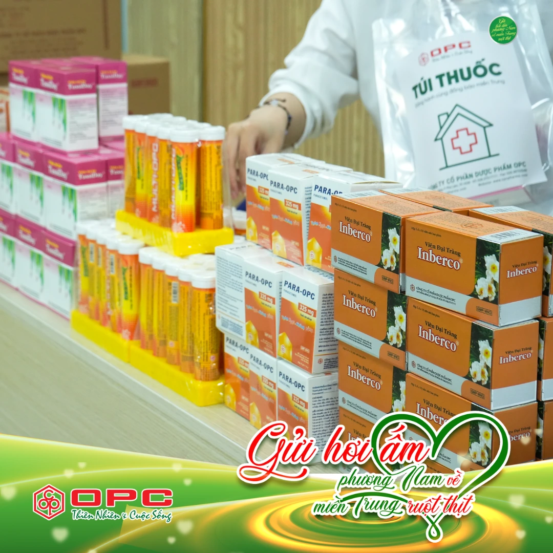 Cứu trợ miền Trung OPC gửi 3500 túi thuốc y tế đến đồng bào vùng lũ lụt (4)