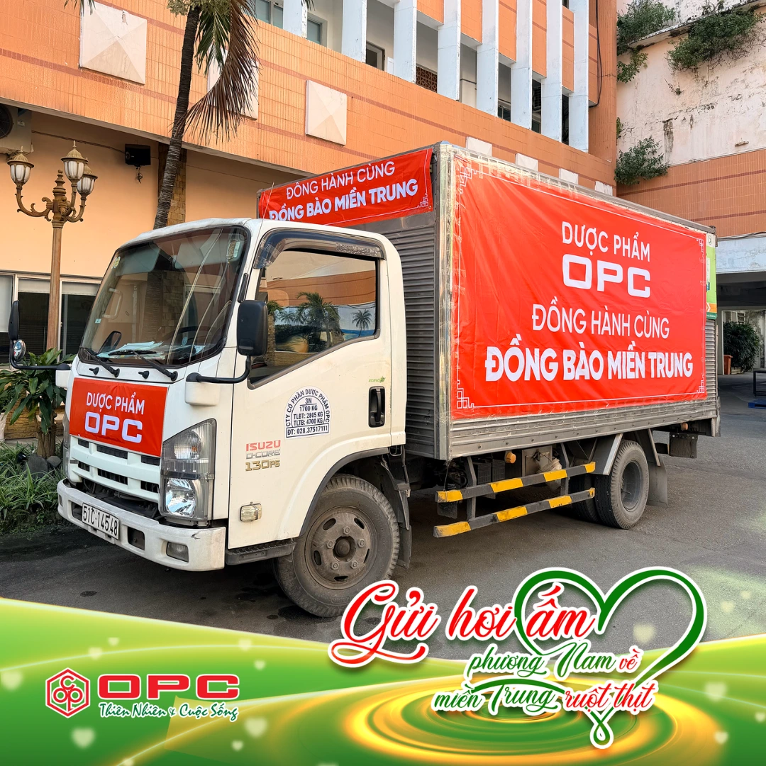 Cứu trợ miền Trung OPC gửi 3500 túi thuốc y tế đến đồng bào vùng lũ lụt