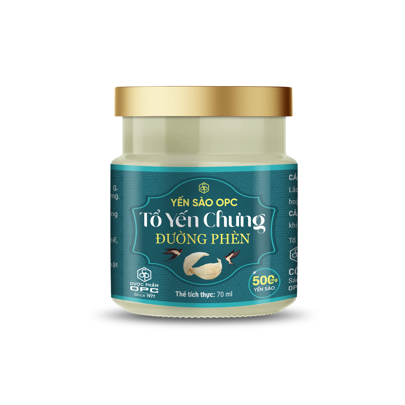 Yến sào OPC Tổ yến chưng đường phèn (lọ) Yến sào OPC Tổ yến chưng đường phèn (lọ)