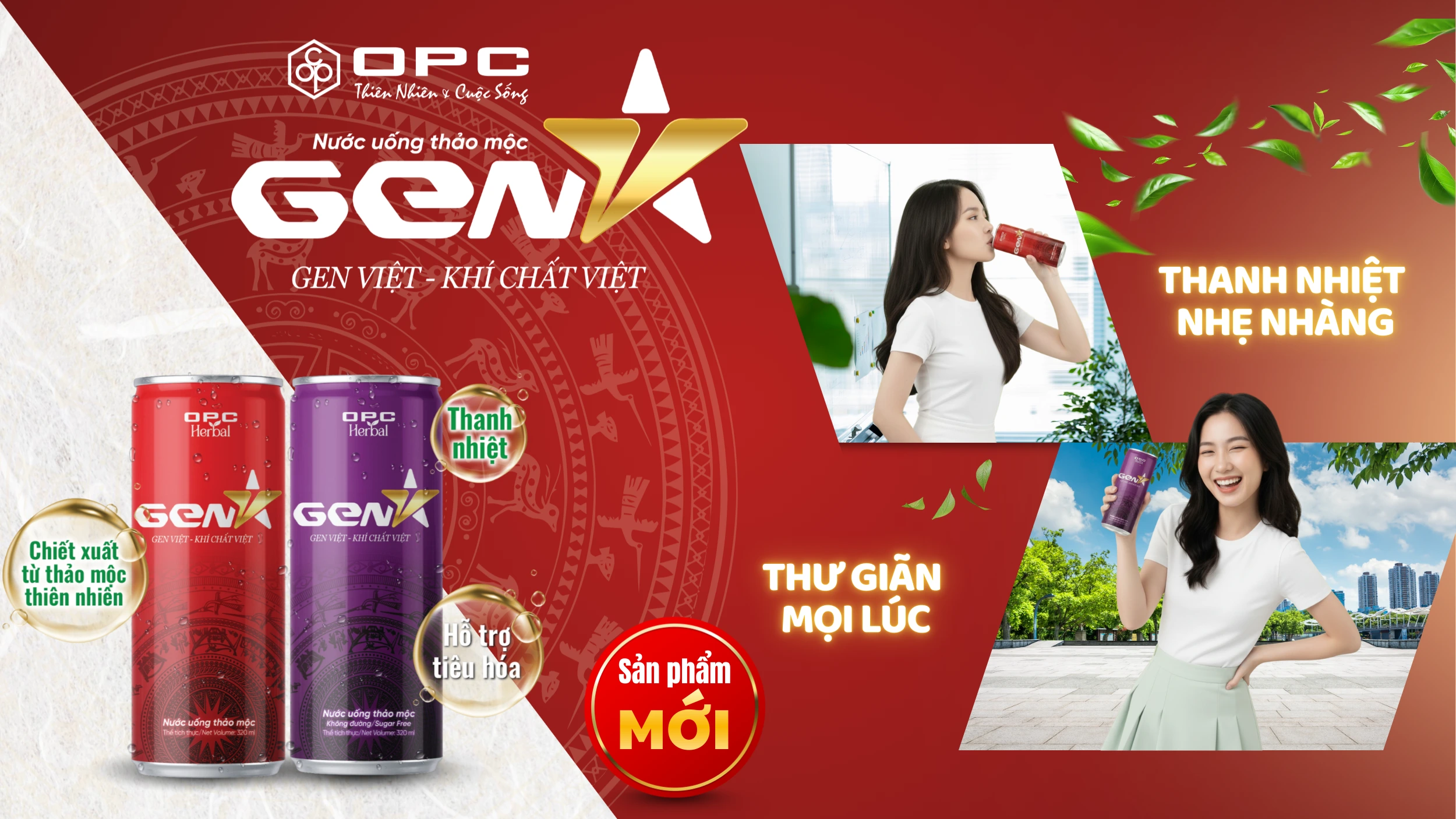 Nước uống thảo mộc Gen V