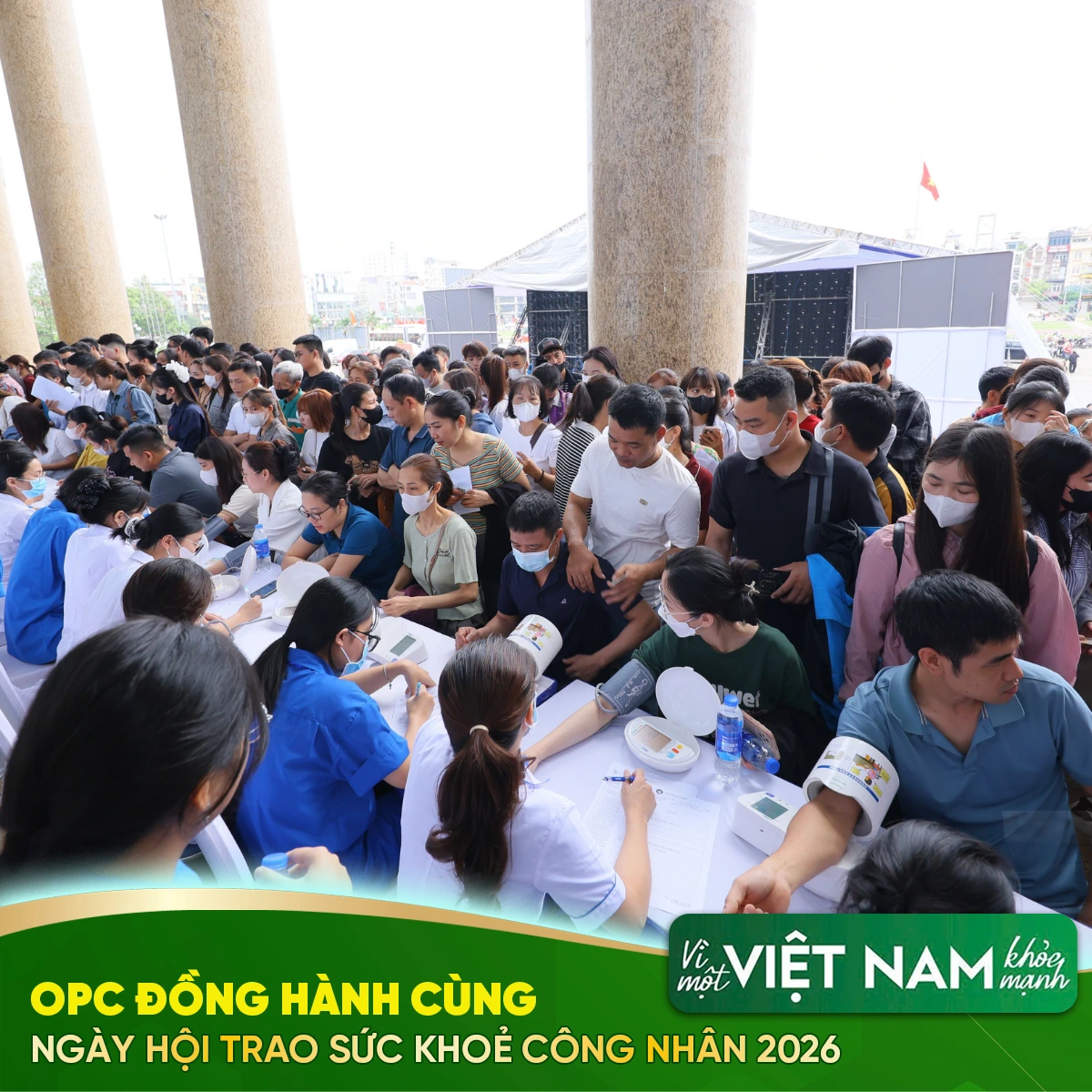 OPC đồng hành cùng Ngày hội trao sức khỏe công nhân
