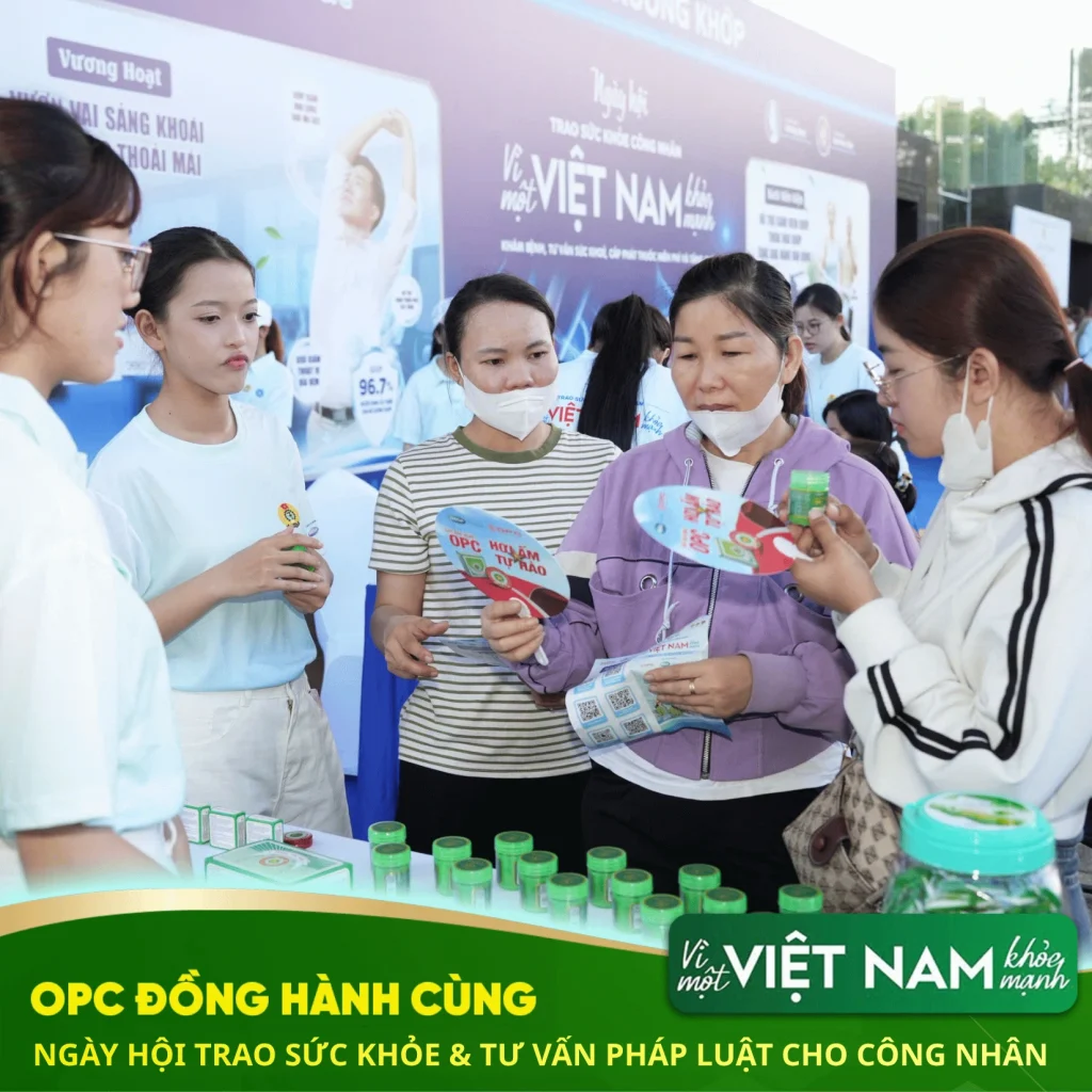 Ngày hội Trao sức khỏe & Tư vấn pháp luật cho Công nhân - Vì một Việt Nam khỏe mạnh”