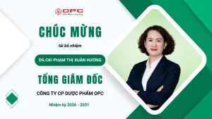 Dược Phẩm OPC Tái Bổ Nhiệm Tổng Giám Đốc Phạm Thị Xuân Hương Nhiệm Kỳ 2026 2031 (2)